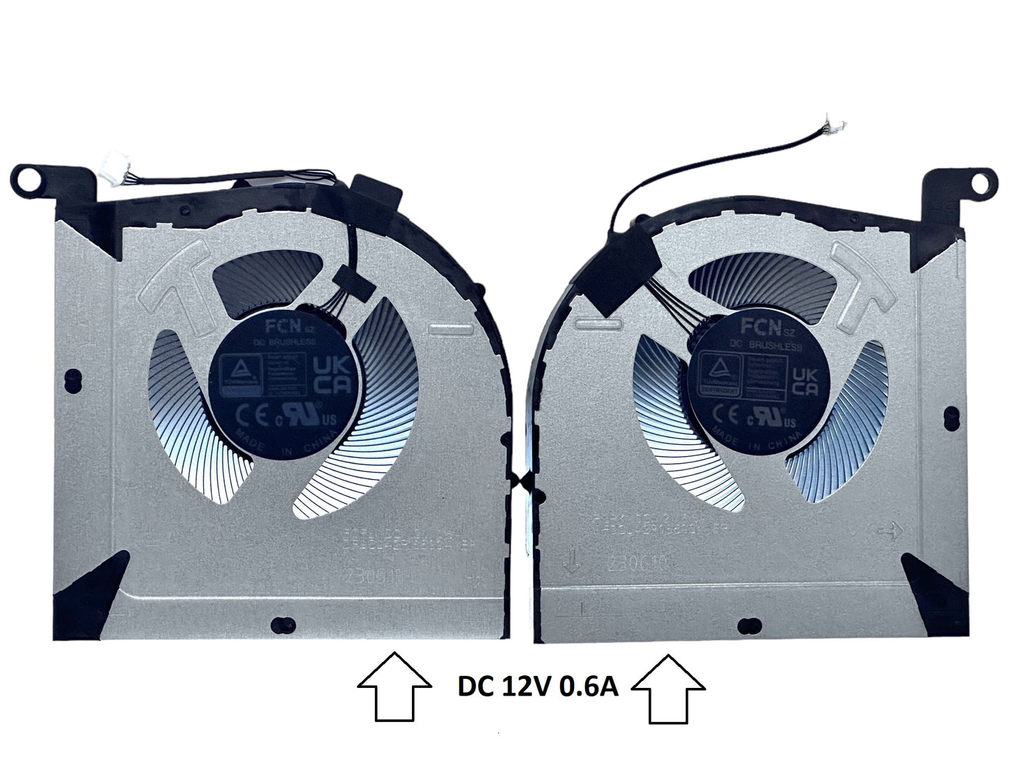 Kompatibles Lüfterset CPU + GPU für Lenovo 5H40S20894 5H40S20895 DFSCL42P165934 DFSCL42P065934, BN8509S2H-001P, BN8509S2H-000P, BAPA0908R2HY002, BAPA0908R2HY003