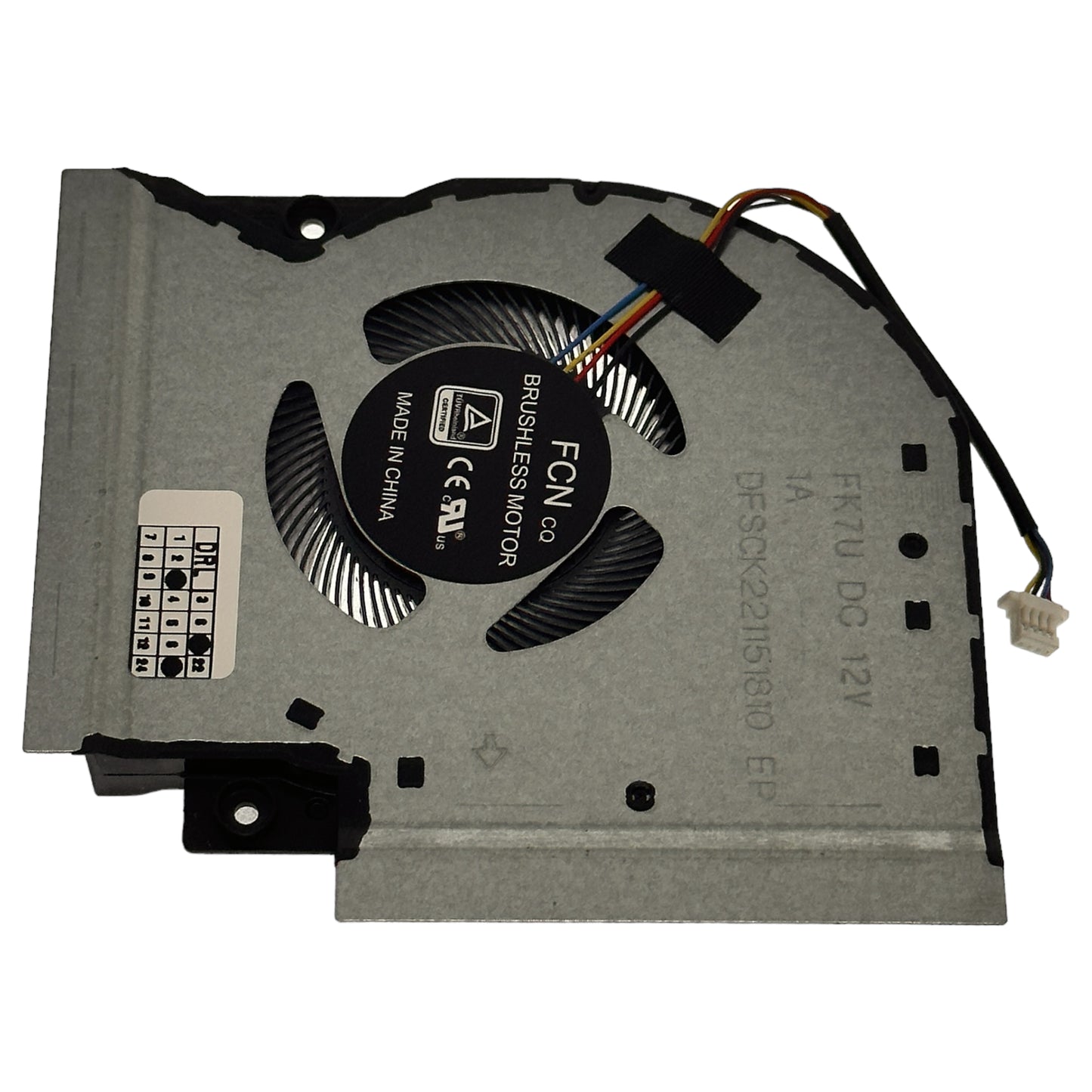 Kompatibler CPU-Lüfter für Asus 13NR00L0P11011 DFSCK221151810 FK7U