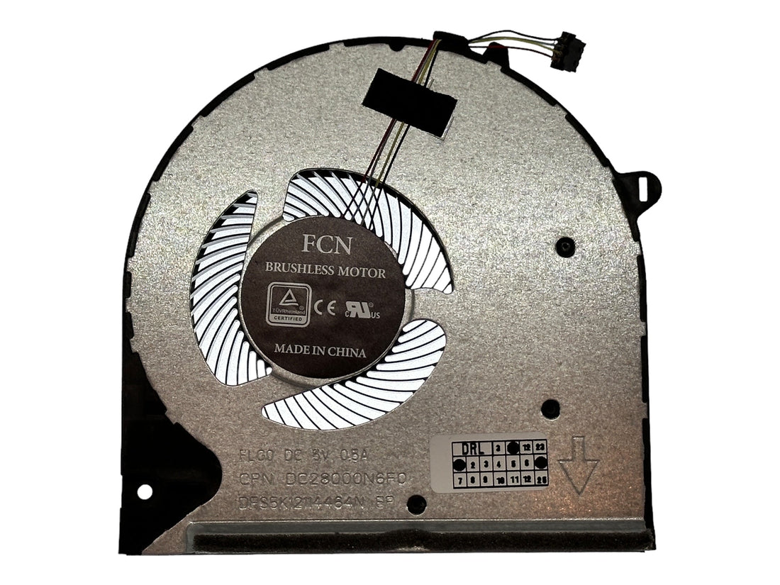 Tutorial: How to Replace the CPU Fan in HP 250 G8 G9, 255 G8 G9, 256 G8 G9, 15-DW 15T-DW 15S-DR - L52034-001 L53752-001 DFS5K12114464N DC28000N6F0