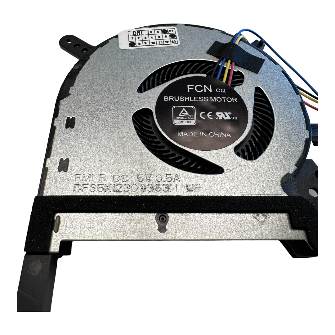 Tutorial: How to Replace the CPU Fan in Asus VivoBook 17, ROG, TUF (F705BA PX505GE FA506IH FX506LU FX505GE TUF705DY TUF765GE) - DFS5K12304363H EP 1323-01AW0A2 13NR00S0M11011 13NR00S0M09011 13NR00S0M09111
