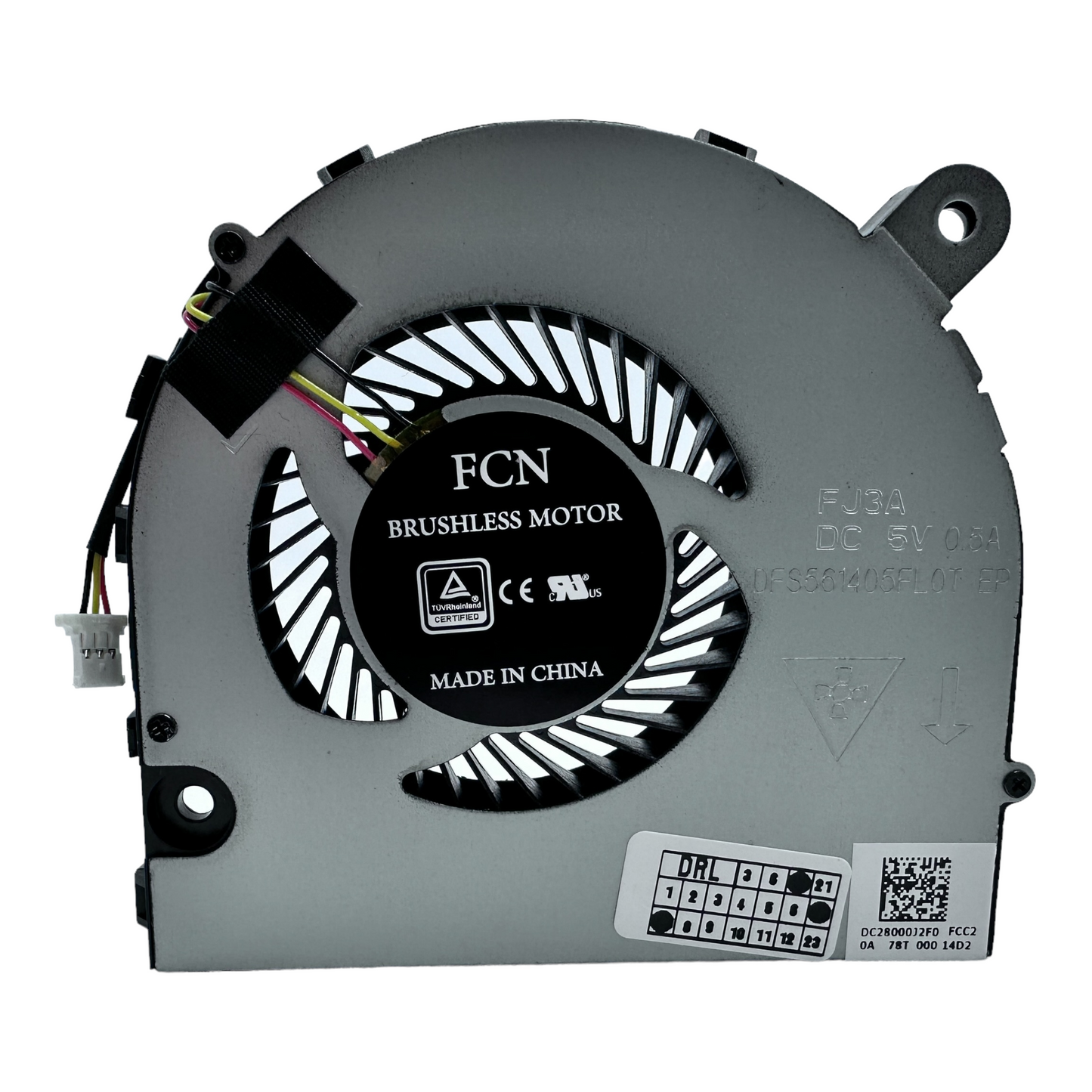 Kompatibler CPU-Lüfter für Acer DC28000J2F0 FCC2, DFS561405FL0T FJ3A, 23.GM1N2.001