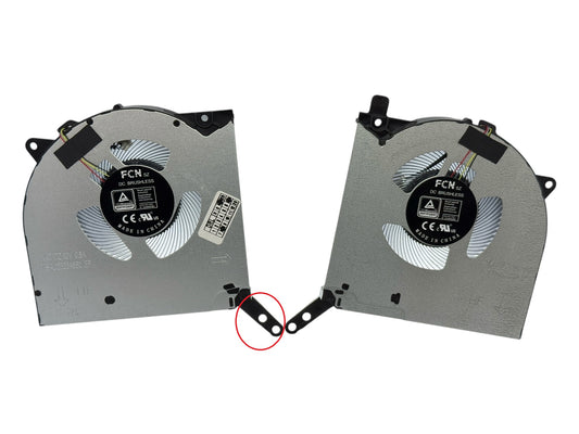 Compatible Cooling Fan Set CPU + GPU for Lenovo 5H40S20277 5H40S20278 5H40S20279 5H40S20280 5H40S20281 5H40S20282 FNKD FNKF DFSAL12E064860