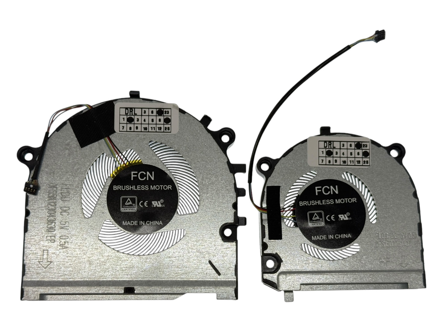 Compatible Cooling Fan Set CPU + GPU for Lenovo DFS5K123043630 DFS150305140T NS55C09-18G05 ND55C34-19A13