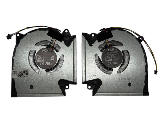 Compatible Cooling Fan Set CPU + GPU for Asus 13NR0510P01011 13NR0510P01021 13NR0510P02011 13NR0510P02021 NS85C59-20G04 NS85C59-20G05 NS85C59-21J10