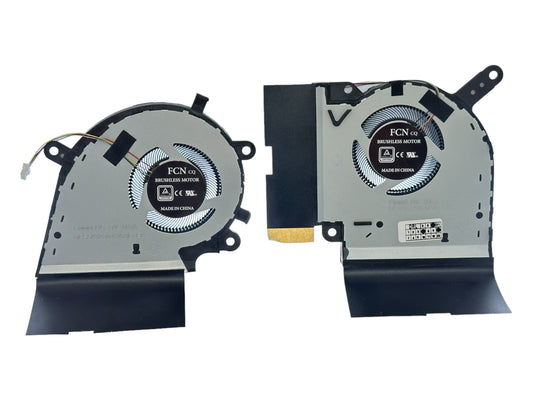 Lüfterset CPU + GPU für Asus 13NR01I0P01012 13NR010P01013, DFS5K12304363L FMMM FLKL, DFS5K12115491L FMMR, 6033B0083501, 6033B0088101