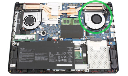 Original CPU-Lüfter für Asus DFS5K12304363H EP 1323-01AW0A2 13NR00S0M11011 13NR00S0M09011 13NR00S0M09111