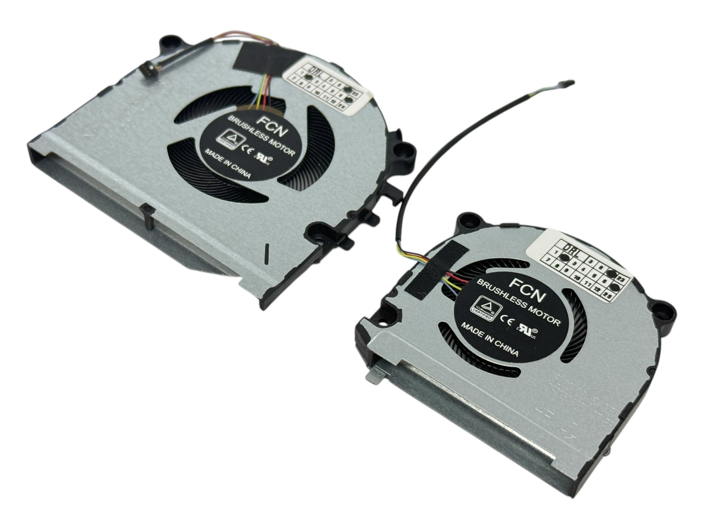 Compatible Cooling Fan Set CPU + GPU for Lenovo DFS5K123043630 DFS150305140T NS55C09-18G05 ND55C34-19A13