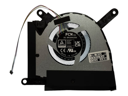 Compatible Cooling Fan Set CPU + GPU for Asus 13NR0990T01011 13NR0990T01021 13NR0990T02011 13NR0990T02021 BAPA0807R2HY003 DQ5DC18G002 DFSCL42P06593U DQ5DC79G002 DFSCL42P16593U