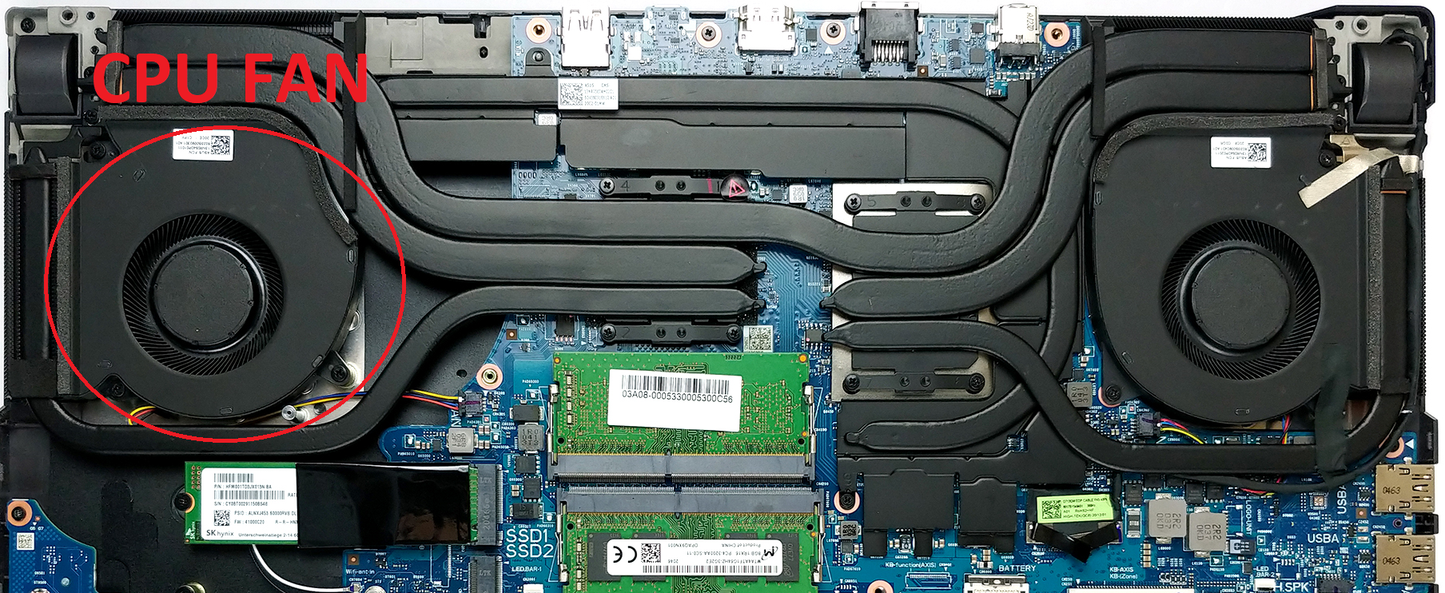 Original-CPU-Lüfter für ASUS DFSCM227163927 13NR0540P01011 13NR0880P01011 6033B0111301 6033B0092301