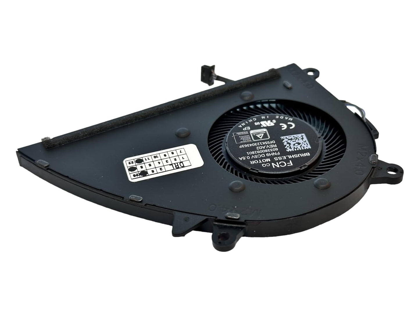 Neuer Laptop-GPU-Lüfter für HP 17-CN, 17-CP, 17T-CN, 17Z-CP, 17S-CU, 470 G8, 470 G9, 470 G10 PN: M53032-001, 6033B0092801, DFS5K12304363P 