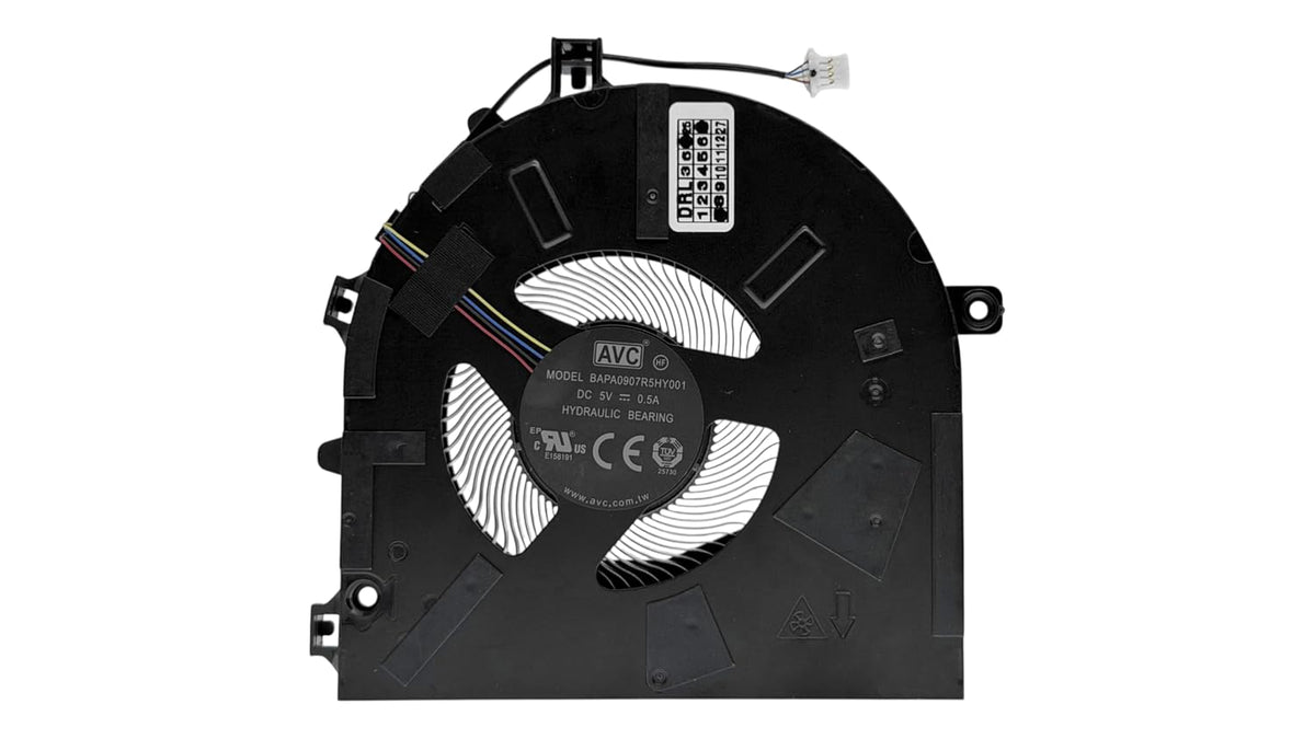 Compatible CPU fan for Lenovo BAPA0907R5HY001, DC2800TJV0AVC1, 5F10S13958, 5F10S13959, IdeaPad 5 Pro-14ITL6, 5 Pro 14IAP7, 5 Pro 14ARH7, DFS5K22B15673T, DC28000 0TJF0FCC2