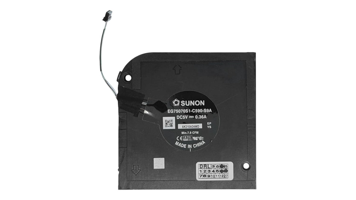 Compatible CPU FANcompatible for DELL EG75070S1-C590-S9A, EG75070S1-C591-S9A, DFS5K22305283R, for Latitude 5521, Latitude 5531, Precision 3561, Precision 3571