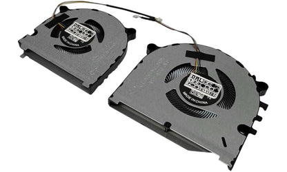 Compatible Cooling fan set for Lenovo ThinkBook 14s-IWL type 20RM, ThinkBook 14s-IML type 20RS, model DFS5K123043630, DFS150305180T, 5F10S13903