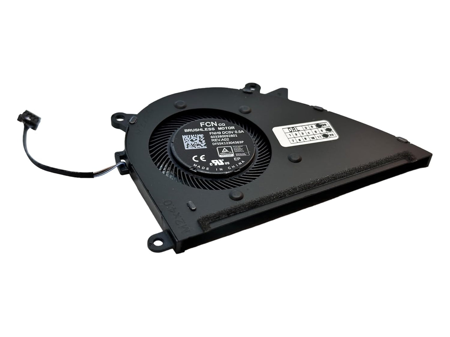 Neuer Laptop-GPU-Lüfter für HP 17-CN, 17-CP, 17T-CN, 17Z-CP, 17S-CU, 470 G8, 470 G9, 470 G10 PN: M53032-001, 6033B0092801, DFS5K12304363P 