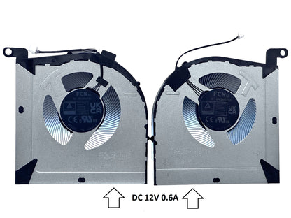Kompatibles Lüfterset CPU + GPU für Lenovo 5H40S20894 5H40S20895 DFSCL42P165934 DFSCL42P065934, BN8509S2H-001P, BN8509S2H-000P, BAPA0908R2HY002, BAPA0908R2HY003