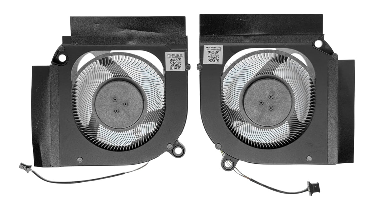 Compatible CPU and GPU fans for Acer Nitro 5 (DC 12V) AN515-58, AN515-46, AN517-42, AN517-55, PH315-55, PH317-55, PH317-56, DFSCL12E16486M, DFSCK22D058 83MMM, NS8CC19-21G12, EG75091S1-C080-S9A