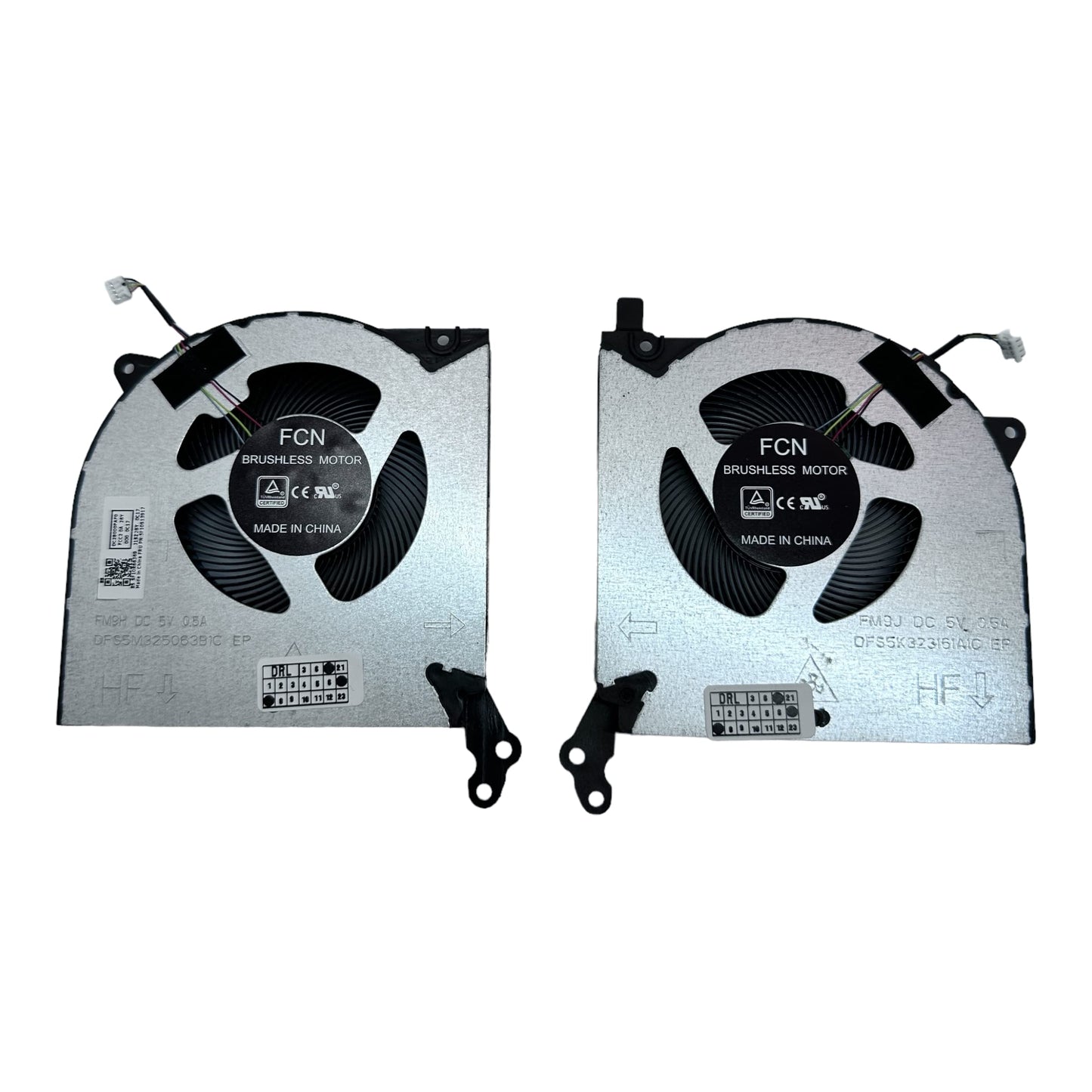 Kompatibles Lüfterset CPU + GPU für Lenovo 5F10S13914 5F10S13917 DFS5K323161A1C FM9J, BAPA0909R5HY004 DC28000FAVO, DC28000FBV1 