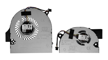 Compatible CPU + GPU fans for Acer Aspire VN7-791, VN7-791G, models MG60090V1-C200-S9C, MG60090V1-C250-S9C, EG75070S1-C062-S9A, EG75070S1-C080-S9C, EG7507070S1-C080-S9C, EG7507070 S1-C064 0