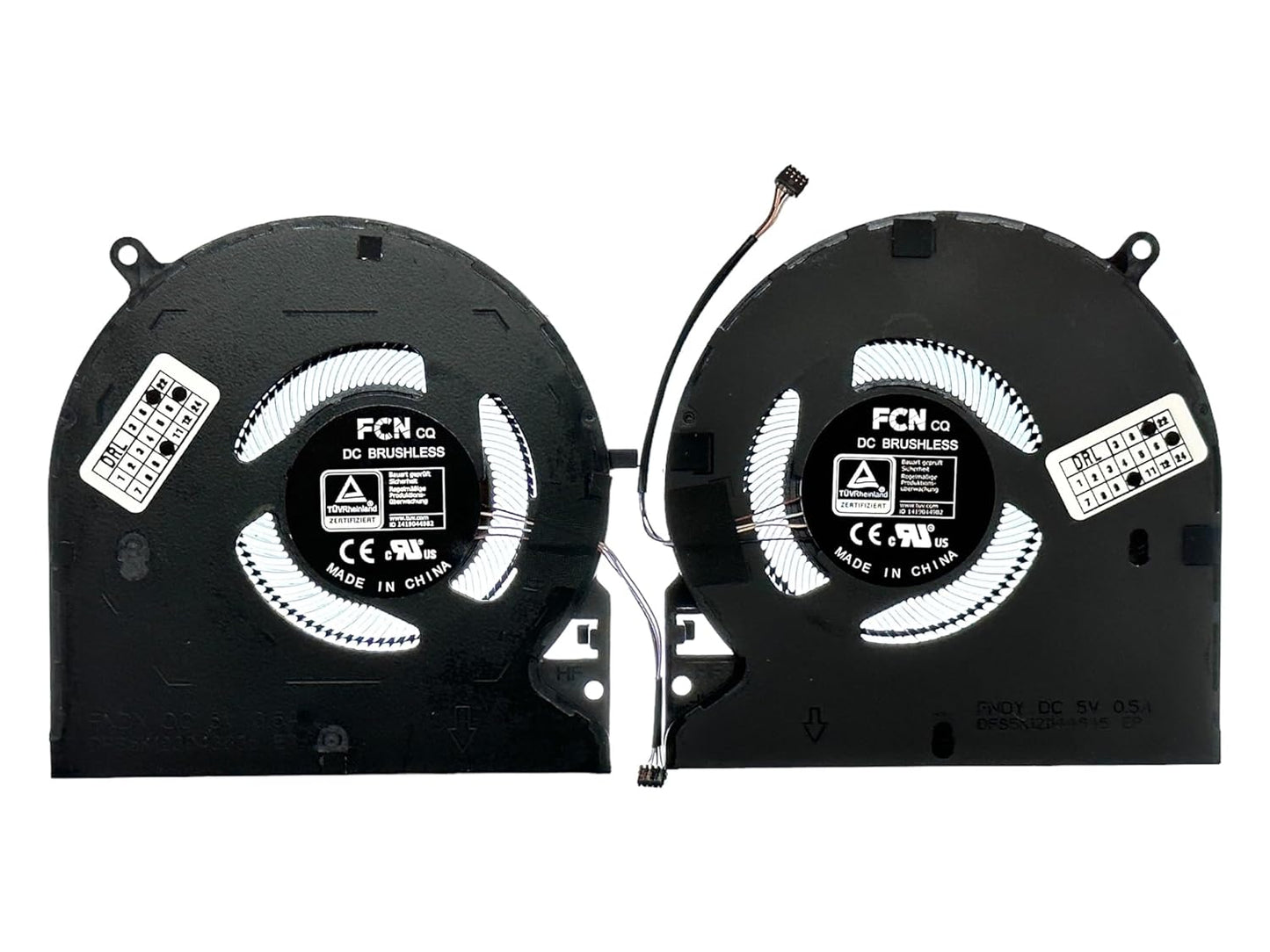 Kompatibles Lüfterset CPU + GPU für Razer DFS2001053E0T DFS551205WQ0T DFS5K123043635 DFS5K121144645
