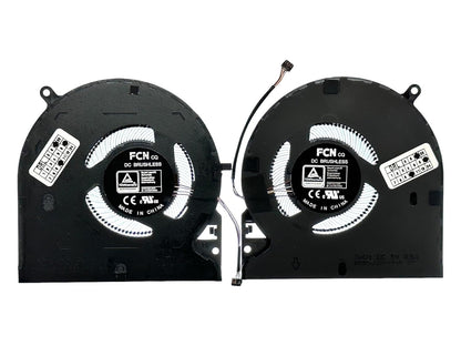 Kompatibles Lüfterset CPU + GPU für Razer DFS2001053E0T DFS551205WQ0T DFS5K123043635 DFS5K121144645