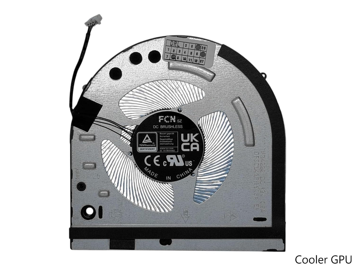 Compatible Fan for Lenovo LOQ 15IAX9, 15IRX9 DC12V 5H40S20999, 5H40S21000, 5H40S21001, DFSCL42P16593A