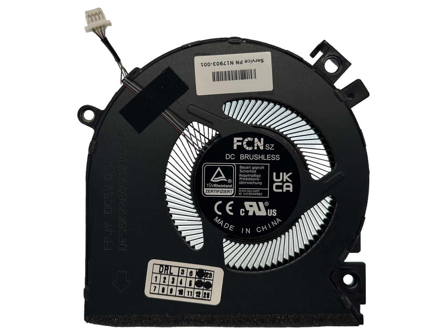 Kompatibler CPU-Lüfter für HP DFS5K22B056737 ND85C26-21J19 N13304-001 N13306-001 N17903-001 N17902-001 