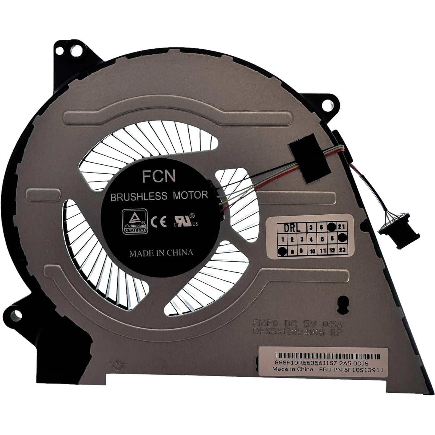 Kompatibler CPU-Lüfter für Lenovo PN 5F10S13911 Modell NS85C44-19J01 DFS5K121154918