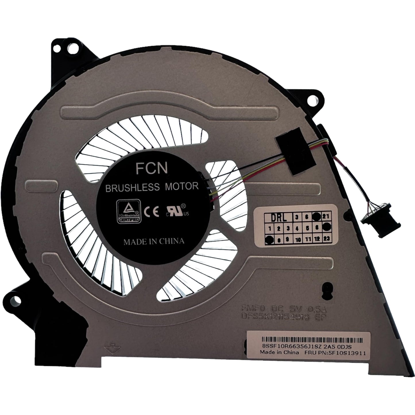 Kompatibler CPU-Lüfter für Lenovo PN 5F10S13911 Modell NS85C44-19J01 DFS5K121154918
