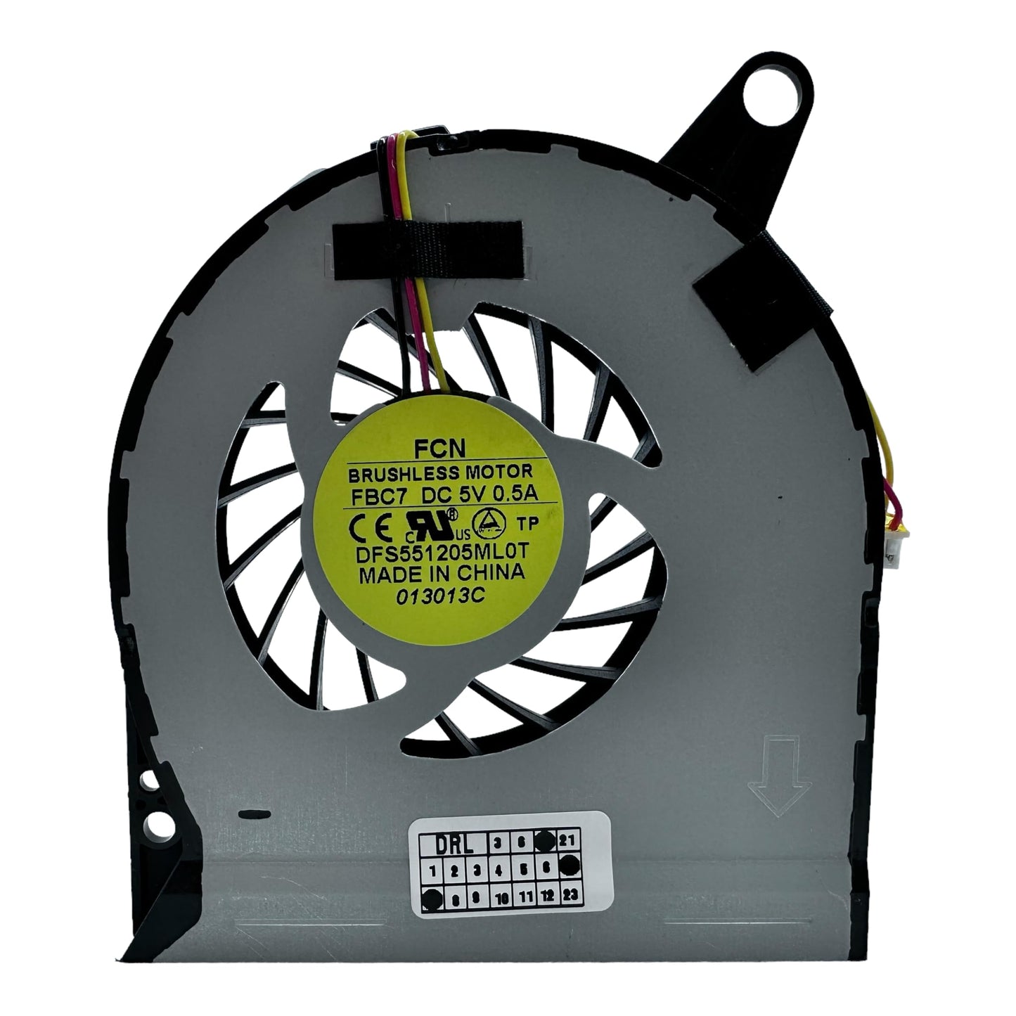 CPU-Lüfter für Acer Packard Bell Gateway Modell DFS551205ML0T FBC7 Aspire E1-731 E1-732 E1-771 V3-731 V3-771 TravelMate TMP273-M P273-M 