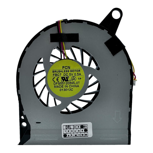 CPU-Lüfter für Acer Packard Bell Gateway Modell DFS551205ML0T FBC7 Aspire E1-731 E1-732 E1-771 V3-731 V3-771 TravelMate TMP273-M P273-M 