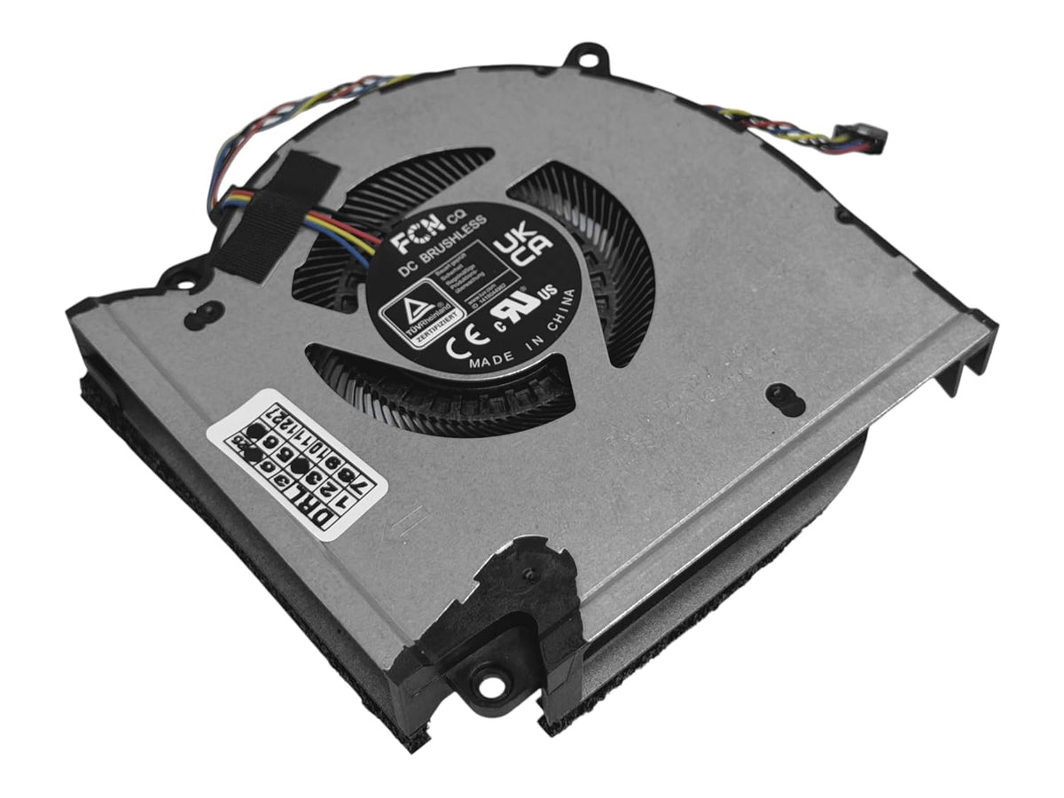 Compatible CPU + GPU cooling fans set DFSCL42P16593Q, DFSCL42P06593Q, 6033B0123901, 6033B0124001, 13NR0C50P02011, 13NR0C50P01011, DC 12V 0.6A, for only only with ASUS ROG Strix G17 (2023) G713PU, G713