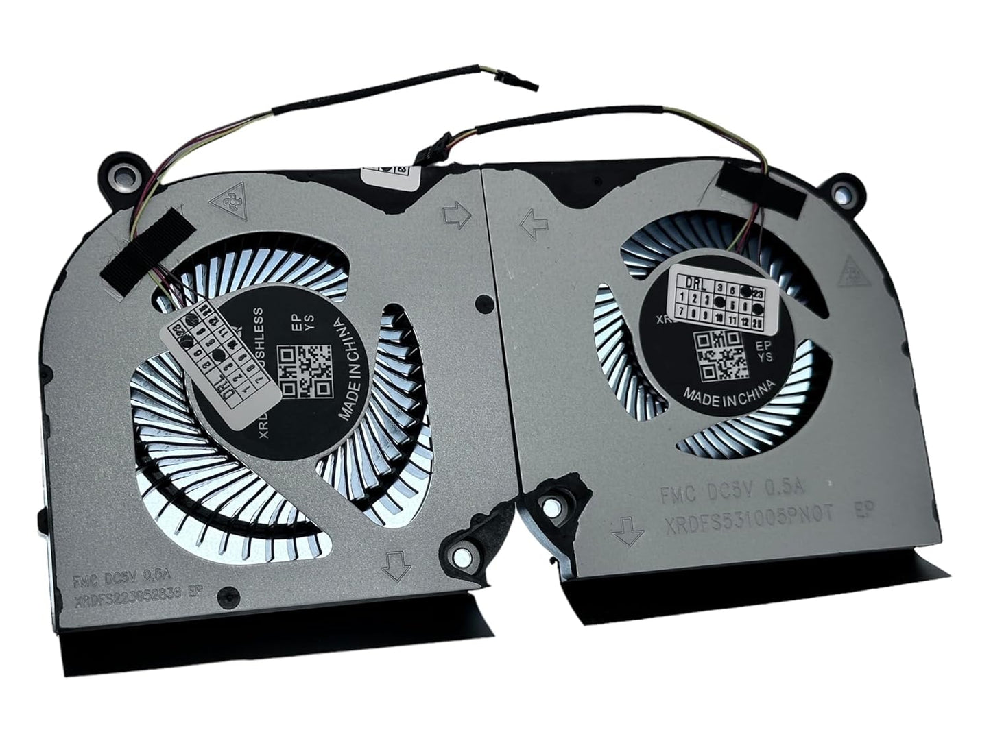 Kompatibles Lüfterset CPU + GPU für Acer 23.QB9N2.002 23.QB9N2.001 DFS5K223 05283006 DFS531005PL0T Nitro 5 AN515-45 AN515-55 AN515-56 AN515-57