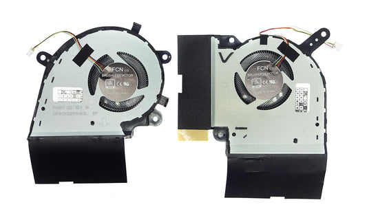 Kompatibles Lüfterset CPU + GPU für Asus DFSCK22105182L DFSCK22115181L 13NR01N0P09011 13NR01N0P09111 13NR01N0P09012