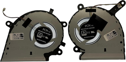 Kompatibles Lüfterset CPU + GPU für Asus 13NR01L0T02211 13NR01L0T01111 DFS5K12115491M DFS5K12304363N 