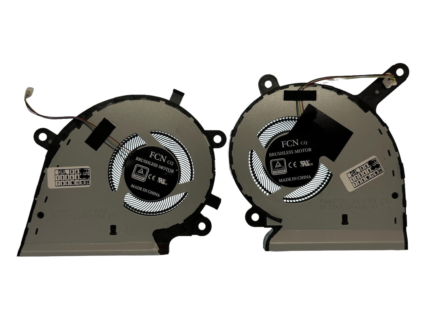 Kompatibles Lüfterset CPU + GPU für Asus 13NR01L0T01111 13NR01L0T02211 DFS5K12115491M DFS5K12304363N