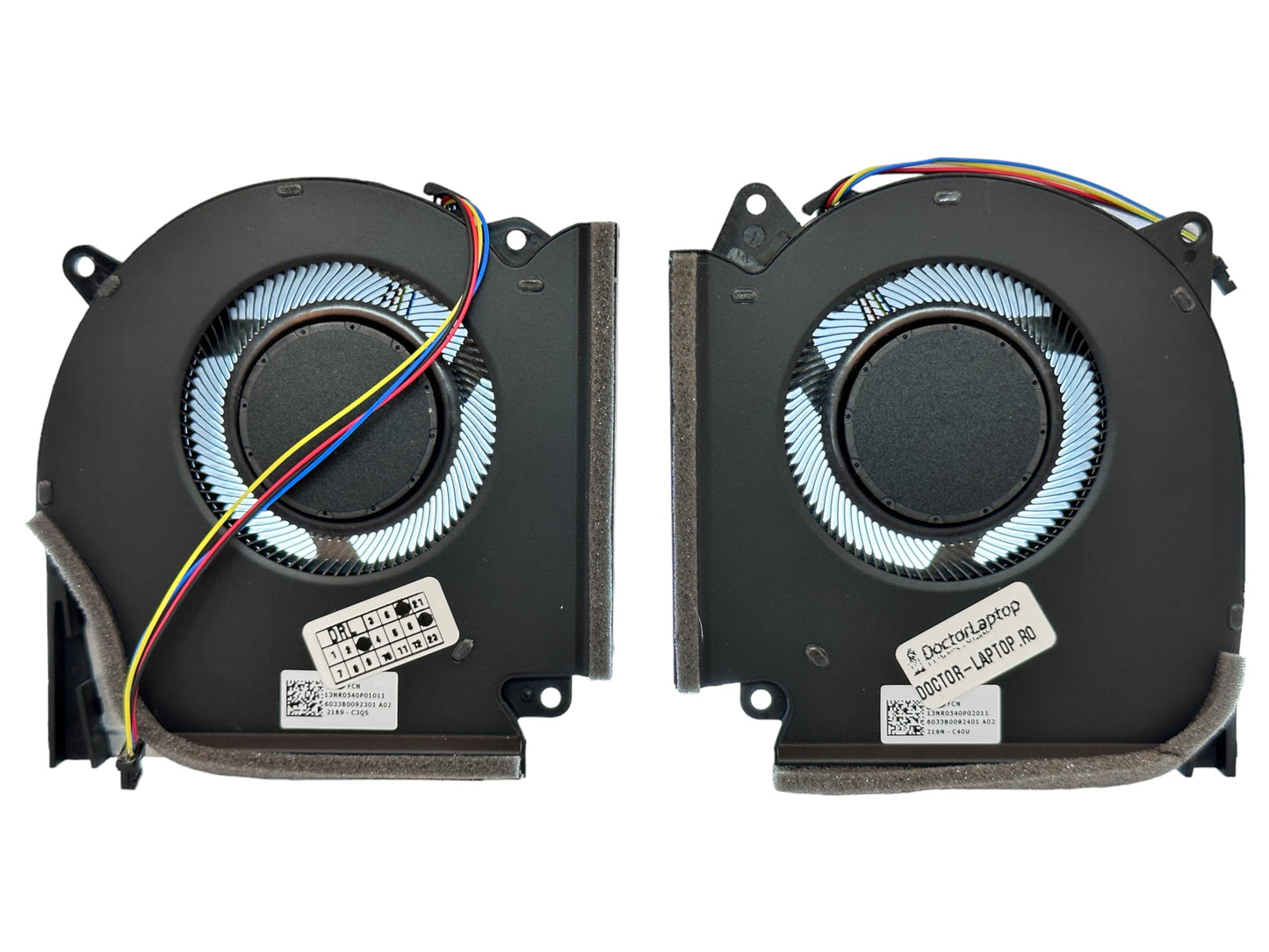 Kompatibles Lüfterset CPU + GPU für Asus 13NR0540P01011 13NR0540P02011, DFSCK22D058830 FNAA, DFSCM227163927 FNAB