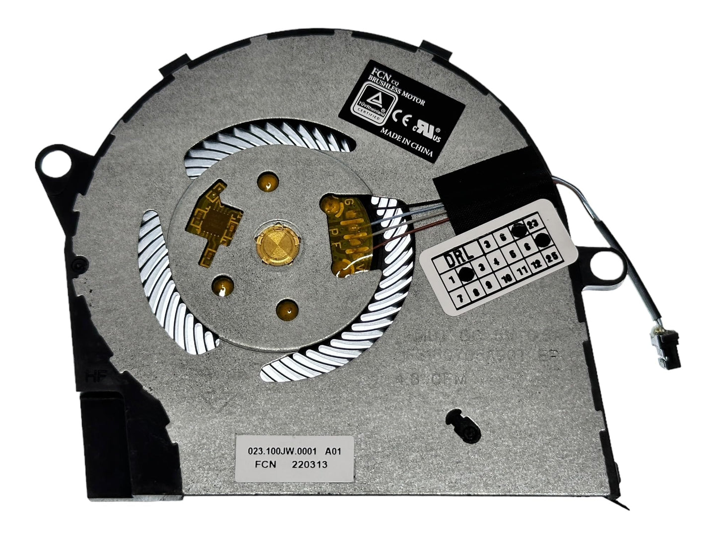 Kompatibler CPU-Lüfter für Dell R6YTH DFS150705A90T PB6707S05HN2 023.100JW.0001