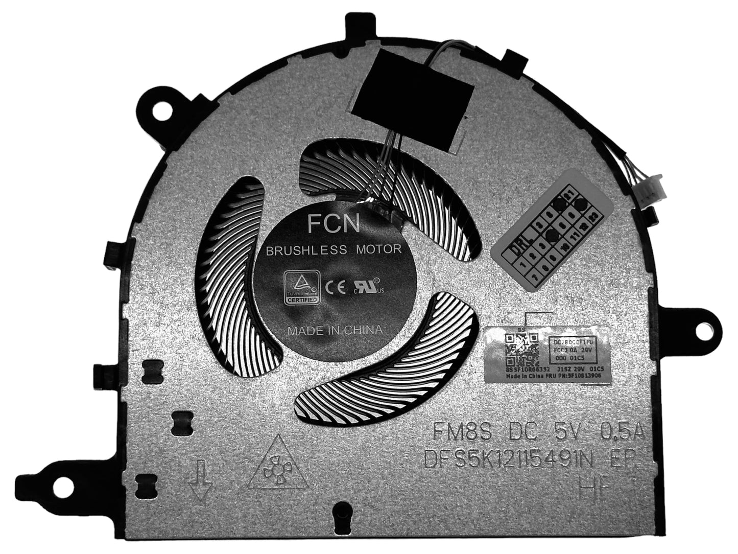 Kompatibler CPU-Lüfter für Lenovo PN SF10R66352 5F10S13906 5H40S20000 5H40S20160 Modell: DC28000F1F0 DFS5K12115491N FM8S 