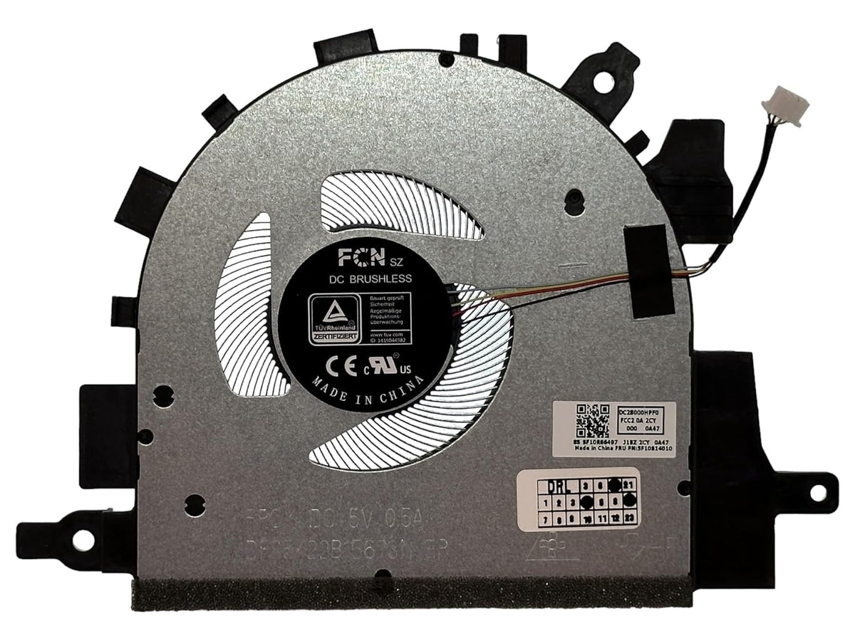 Compatible CPU Cooling Fan for Lenovo IdeaPad 3 15IAU7, 3 15ABA7, Lenovo V15 G3 IAP, V15 G3 ABA, V15 G4 IRU, V15 G3 IAP CTO PN: DFS5K22B15673N, 5F10S14008, 5F11 0S.. 14 009, 5F10S14010