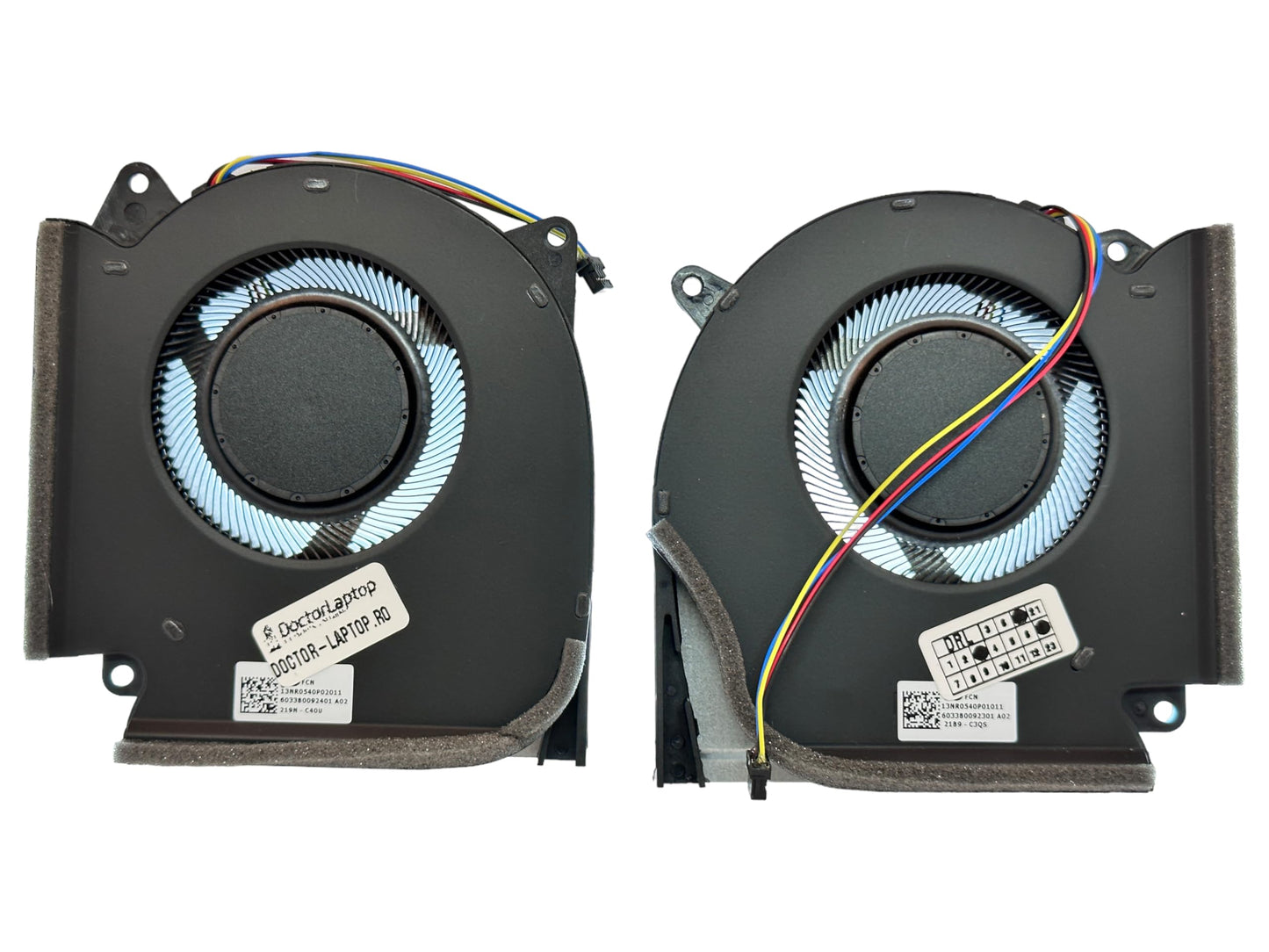 Kompatibles Lüfterset CPU + GPU für Asus 13NR0540P01011 13NR0540P02011, DFSCK22D058830 FNAA, DFSCM227163927 FNAB