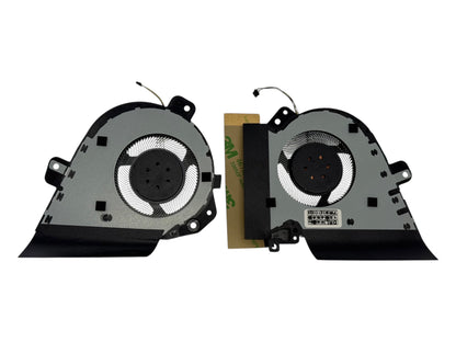 Compatible Cooling Fan Set CPU + GPU for Asus 13NR0210AM0901 13NR0210T01111 13NR03V0T02011 DFS5K12304363C DFS5K12115491P DFS5K12115491R