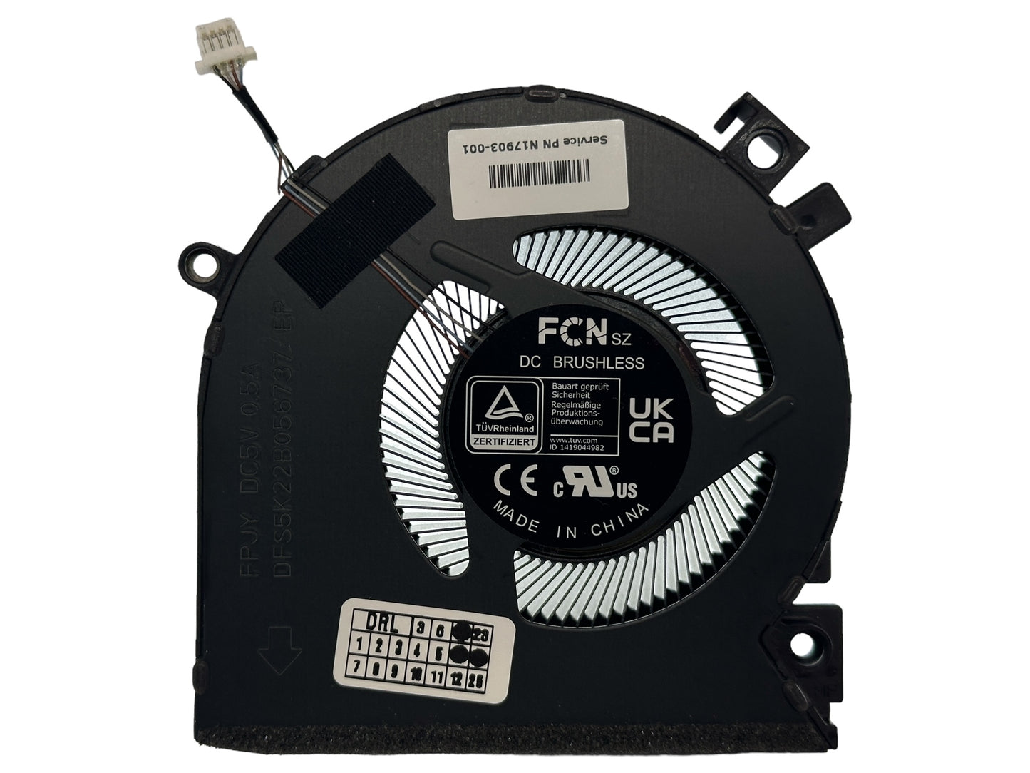 Kompatibler CPU-Lüfter für HP N13304-001 N13306-001 N17903-001 N17902-001 DFS5K22B056737 ND85C26-21J19 HP Victus 15-FA 15-FB 15Z-FB
