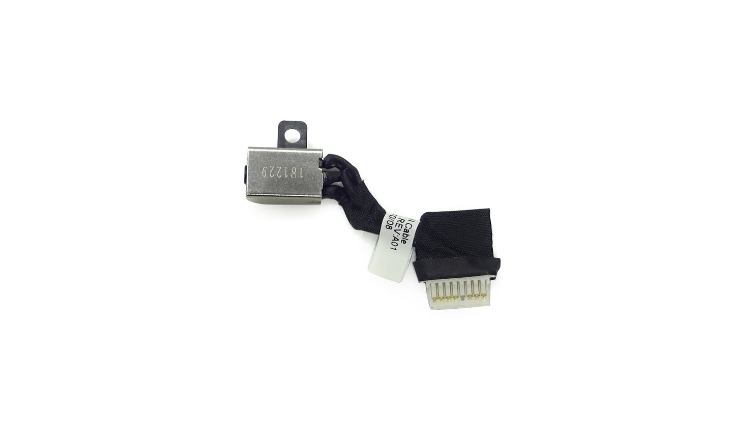 Original DC Power Jack charging port for Dell RYTJK, 0RYTJK, Bucky N14 DCIN cable, 450.0F703.0021 REV:A01, 450.0F703.0031 REV:A01