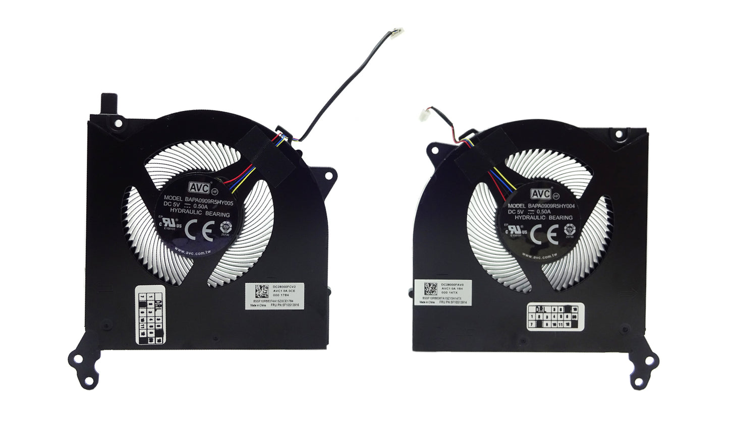 Original Lüfterset CPU + GPU für Lenovo 5F10S13915 5F10S13916 BAPA0909R5HYOO4 BAPA0909R5HYOO5