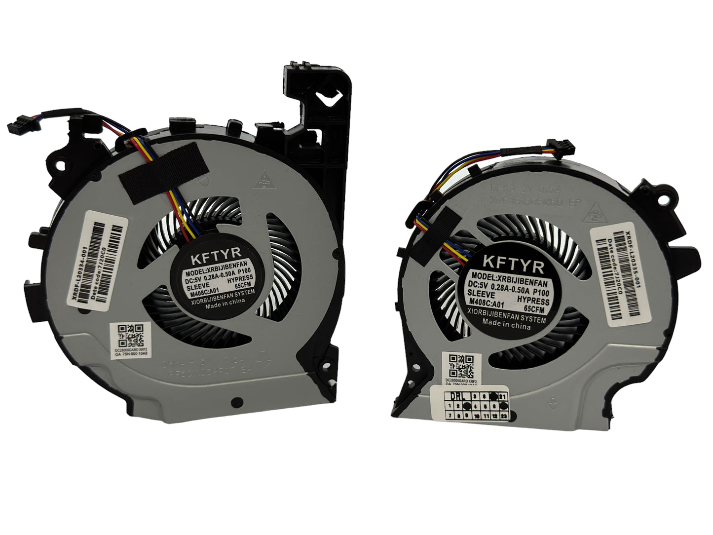 Kompatibles Lüfterset CPU + GPU für HP L20334-001 L20335-001, DFS481305MC0T FL8T, DFS501105PR0T FLSU