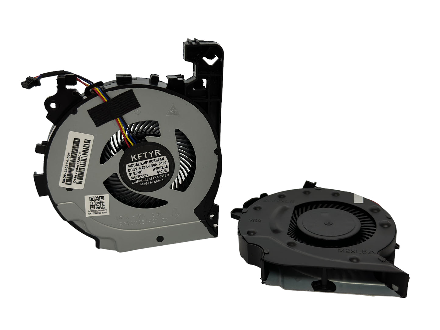 Kompatibles Lüfterset CPU + GPU für HP L20334-001 L20335-001, DFS481305MC0T FL8T, DFS501105PR0T FLSU
