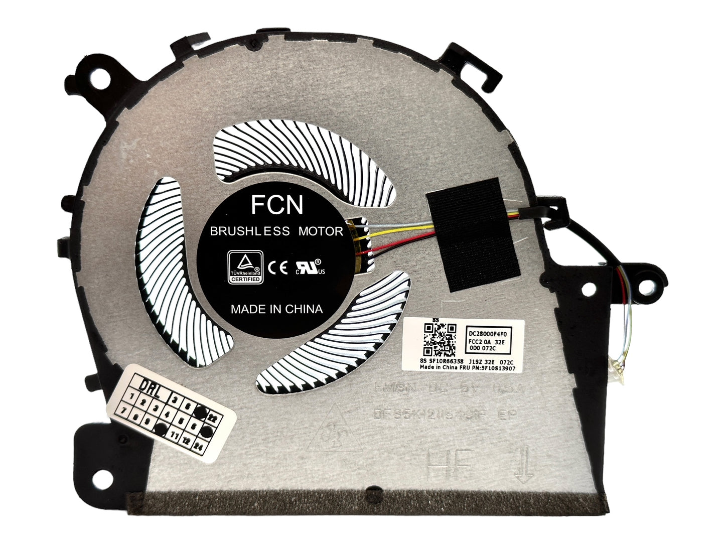Kompatibler CPU-Lüfter für Lenovo 5F10S13907 DC28000F4V0 DFS5K12115491F