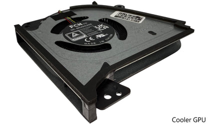 Compatible Cooling Fan Set CPU + GPU for Asus 13NR0800T03011, 13NR0800T04011 DQ5DC88G001, DQ5DC87G001