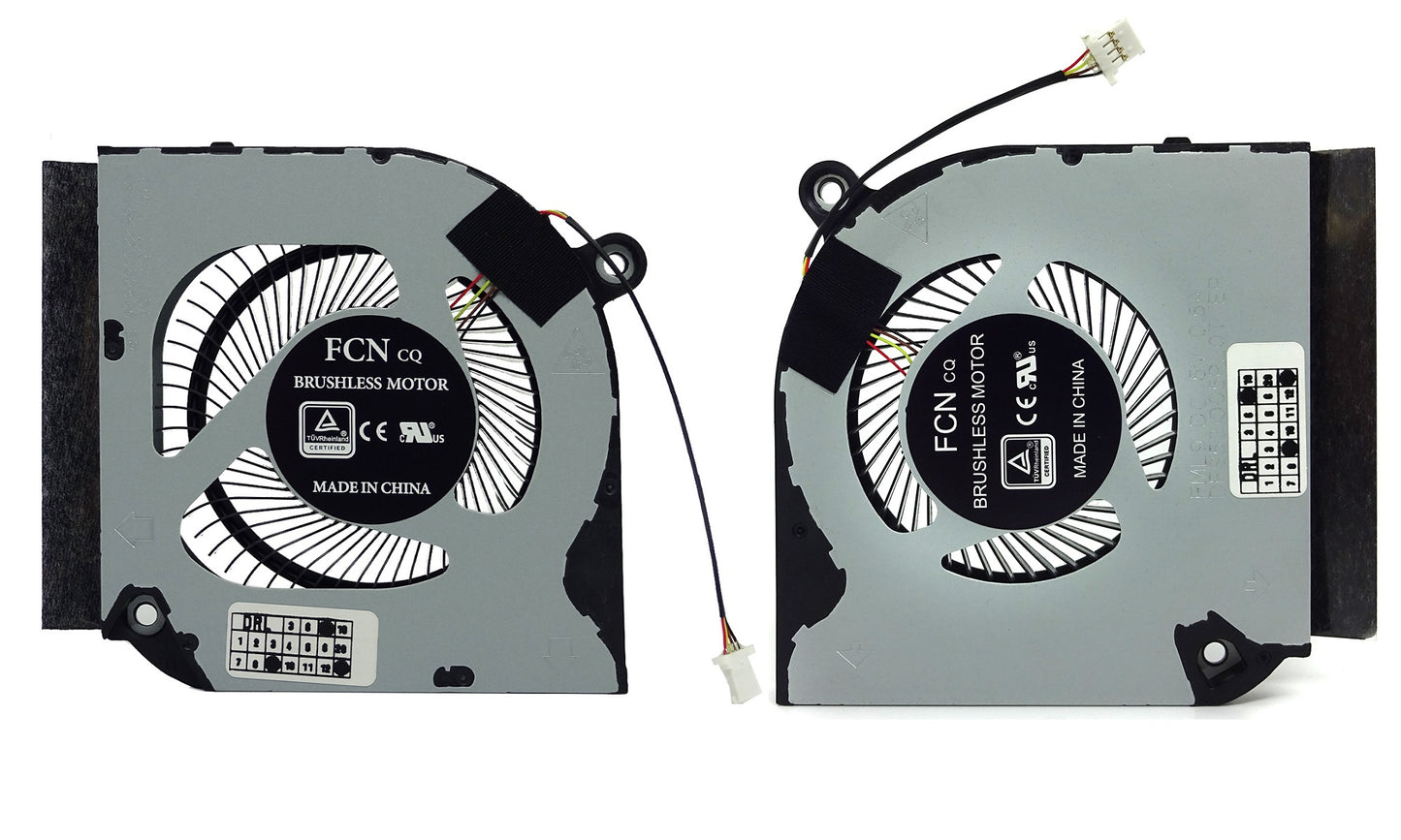 Compatible Cooling Fan Set CPU + GPU for Acer 23.QB9N2.002 23.QB9N2.001 DFS5K223052836 DFS531005PL0T