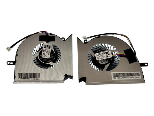 Compatible Cooling Fan Set CPU + GPU for MSI PAAD06015SL-N417 PAAD06015SL-N414